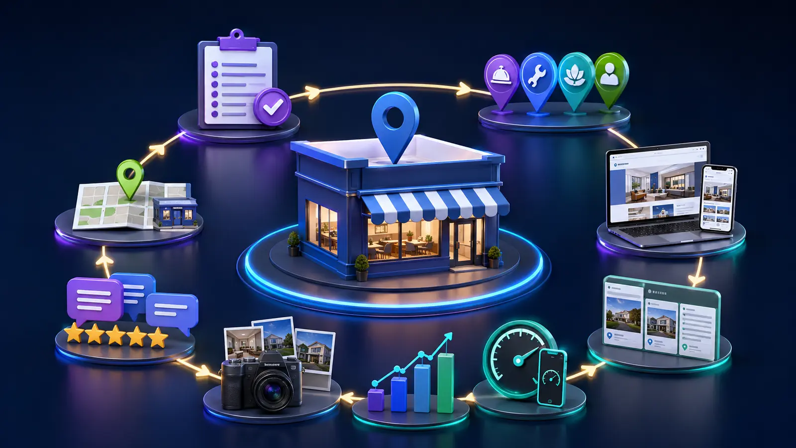 local SEO services in Balasore profile website reviews photos and analytics workflow