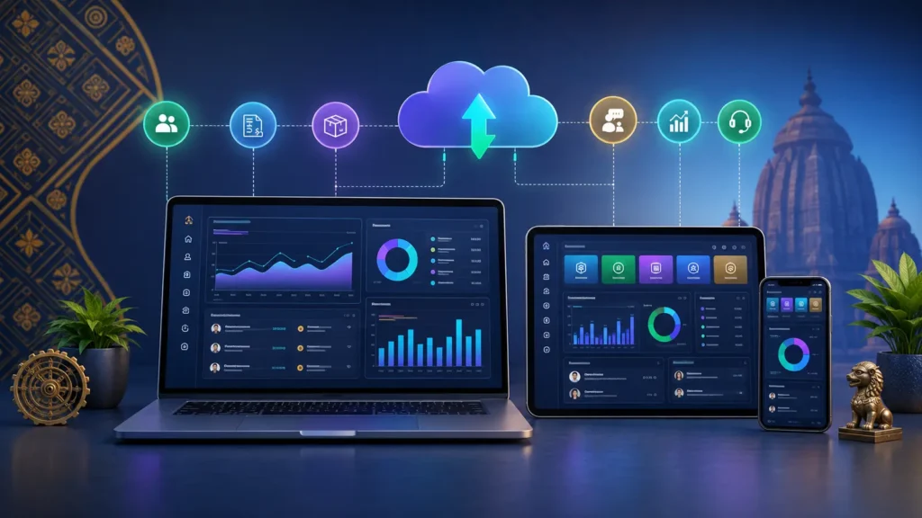 SaaS solutions for small businesses in Odisha across connected devices